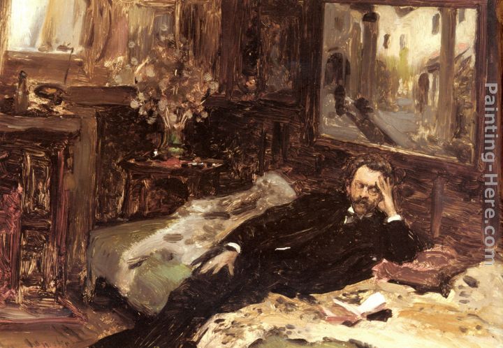 Anton Romako Bildnis Des Karl Radnitsky